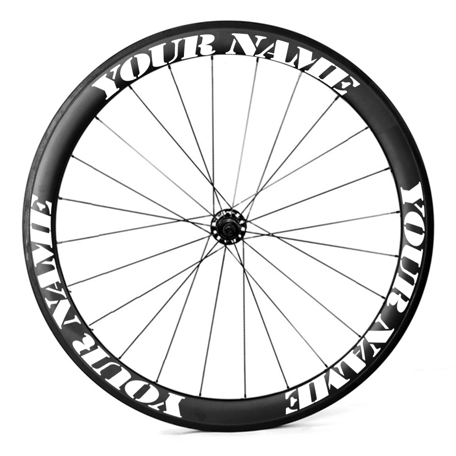 Customized Bicycle Wheels Rim Decal Stickers for Road Bike,MTB Bike,BMX